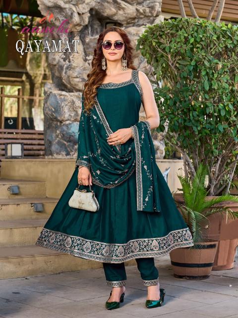 Aanchi qayamat 3pcs kurtis wholesale online